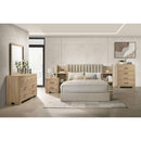  Coaster Furniture Arielle 223111KE Eastern King Bookcase Panel Storage Bed - Light Oak IMAGE 11