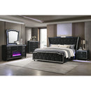  Coaster Furniture Lorient 223161KW California King LED Upholstered Bed - Black IMAGE 9