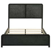  Coaster Furniture Cavelle 223661F 51-inch Upholstered Full Panel Bed - Black IMAGE 10
