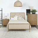  Coaster Furniture Arini 224301QCRM 56-inch Queen Panel Bed - Cream/Sand Wash IMAGE 4