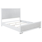  Coaster Furniture Gracemont 225071KW 57-inch California King Panel Bed - Grey/White IMAGE 1
