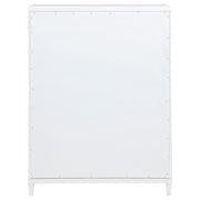  Coaster Furniture Gracemont 225075 5-drawer Bedroom Chest - White IMAGE 5