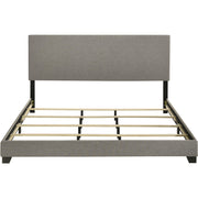  Coaster Furniture Dorian 300851KE Fabric Upholstered Eastern King Panel Bed - Taupe IMAGE 4
