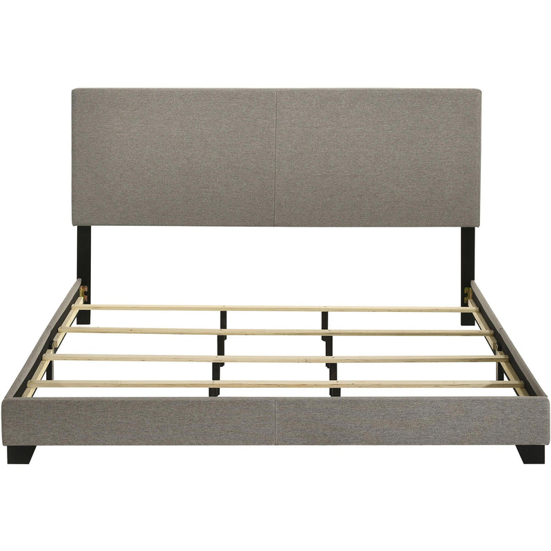  Coaster Furniture Dorian 300851KW Fabric Upholstered California King Panel Bed - Taupe IMAGE 4