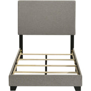  Coaster Furniture Dorian 300851T Fabric Upholstered Twin Panel Bed - Taupe IMAGE 4