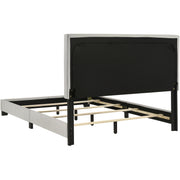  Coaster Furniture Dorian 300852F Fabric Upholstered Full Panel Bed - Cream IMAGE 5
