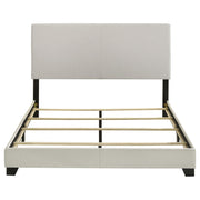  Coaster Furniture Dorian 300852Q Fabric Upholstered Queen Panel Bed - Cream IMAGE 5