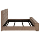  Coaster Furniture Senna 305811Q Upholstered Queen Audio Flame Visualizer Bed - Brown IMAGE 6
