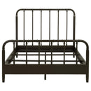  Coaster Furniture Rocco 310035F All Wood Water Pipe Open Frame Full Bed - Dark Bronze IMAGE 3