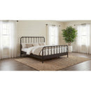  Coaster Furniture Rocco 310035KE All Wood Water Pipe Open Frame Eastern King Bed - Dark Bronze IMAGE 2