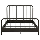  Coaster Furniture Rocco 310035Q All Wood Water Pipe Open Frame Queen Bed - Dark Bronze IMAGE 4