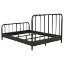  Coaster Furniture Rocco 310035Q All Wood Water Pipe Open Frame Queen Bed - Dark Bronze IMAGE 6