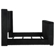  Coaster Furniture Centergrove 315945KW Upholstered California King Wingback TV Bed - Black IMAGE 11