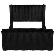  Coaster Furniture Centergrove 315945KW Upholstered California King Wingback TV Bed - Black IMAGE 5