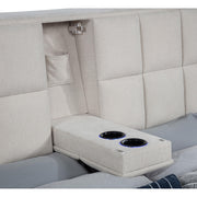  Coaster Furniture Dreux 315948CRMKW Upholstered California King Panel Platform Bed - Cream IMAGE 12