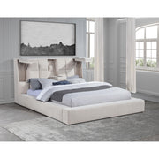  Coaster Furniture Dreux 315948CRMKW Upholstered California King Panel Platform Bed - Cream IMAGE 9