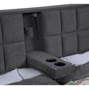  Coaster Furniture Dreux 315948GRYKW Upholstered California King Panel Platform Bed - Grey IMAGE 12