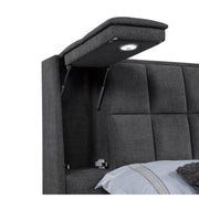  Coaster Furniture Dreux 315948GRYKW Upholstered California King Panel Platform Bed - Grey IMAGE 7