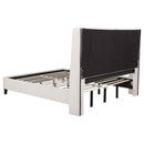  Coaster Furniture Leslie 315983KW Upholstered Tufted California King Wingback Platform Bed - Beige IMAGE 6