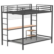  Coaster Furniture Bettoni 460209BLK Metal Full Over Twin Workstation Bunk Bed - Matte Black IMAGE 6