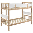  Coaster Furniture Dakota 461171 Wood Twin Over Twin Bunk Bed - Natural IMAGE 10