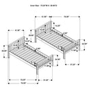  Coaster Furniture Dakota 461171 Wood Twin Over Twin Bunk Bed - Natural IMAGE 11