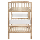  Coaster Furniture Dakota 461171 Wood Twin Over Twin Bunk Bed - Natural IMAGE 2