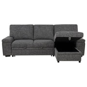  Coaster Furniture Demko 500355 Sleeper Sectional Sofa with Speaker and Storage Chaise - Granite IMAGE 7