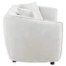  Coaster Furniture Aleisha 503065 Fabric Upholstered Loveseat - Sand IMAGE 4