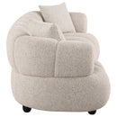  Coaster Furniture Whitney 503721 Contemporary Channel Tufted Woven Fabric Upholstered Sofa IMAGE 3