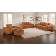  Coaster Furniture Burnett 504953 Chenille Upholstered Accent Chair - Burnt Orange IMAGE 10