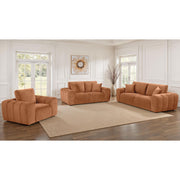  Coaster Furniture Burnett 504953 Chenille Upholstered Accent Chair - Burnt Orange IMAGE 6