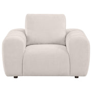  Coaster Furniture Burnett 504957 Chenille Upholstered Accent Chair - Ivory IMAGE 7