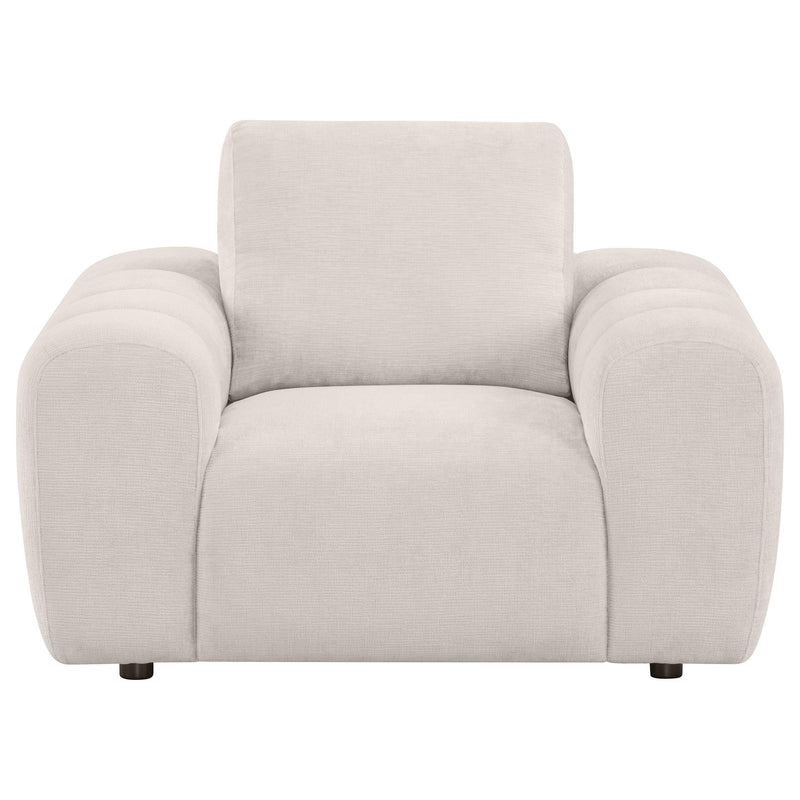  Coaster Furniture Burnett 504957 Chenille Upholstered Accent Chair - Ivory IMAGE 7