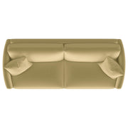  Coaster Furniture Corliss 508824 Upholstered Curved Track Arm Sofa - Camel IMAGE 4
