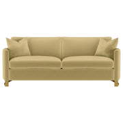  Coaster Furniture Corliss 508824 Upholstered Curved Track Arm Sofa - Camel IMAGE 8