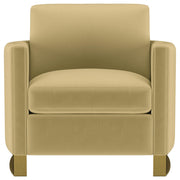  Coaster Furniture Corliss 508826 Upholstered Curved Track Arm Chair - Camel IMAGE 7