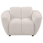  Coaster Furniture Destino 509303 Chenille Upholstered Splayed Arm Accent Chair - Greige IMAGE 7