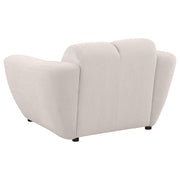  Coaster Furniture Destino 509303 Chenille Upholstered Splayed Arm Accent Chair - Greige IMAGE 8