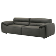  Coaster Furniture Buxton 509504 Top Grain Leather Upholstered Sofa - Graphite IMAGE 11