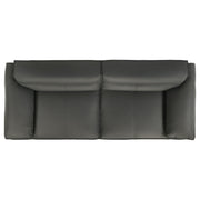  Coaster Furniture Buxton 509504 Top Grain Leather Upholstered Sofa - Graphite IMAGE 6