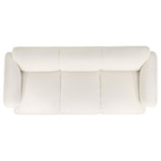  Coaster Furniture Dorset 509811 Fabric Upholstered Round Track Arm Sofa - White IMAGE 5
