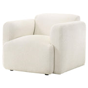  Coaster Furniture Dorset 509813 Fabric Upholstered Round Track Arm Accent Chair - White IMAGE 10