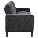  Coaster Furniture Bowen II 509981 Fabric Upholstered Track Arm Sofa - Steel Grey IMAGE 9