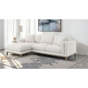  Coaster Furniture Geneva 551777 Boucle Upholstered Sectional Chaise Sofa - Sand IMAGE 4