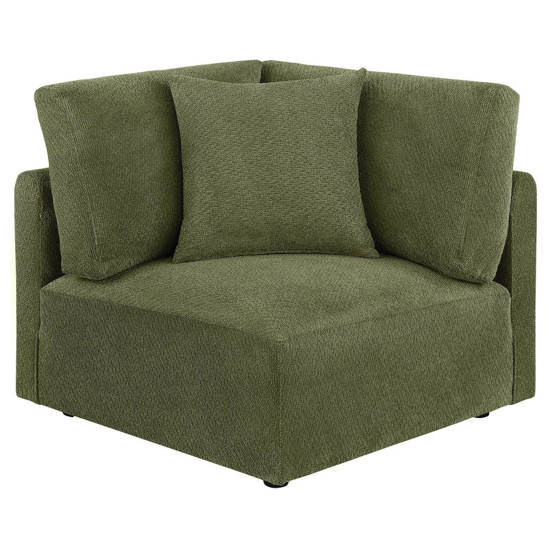  Coaster Furniture Elysia 551895-SET 6-piece Chenille Upholstered Modular Sectional Sofa - Green IMAGE 11
