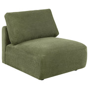  Coaster Furniture Elysia 551895-SETA 5-piece Chenille Upholstered Modular Sectional Sofa - Green IMAGE 11