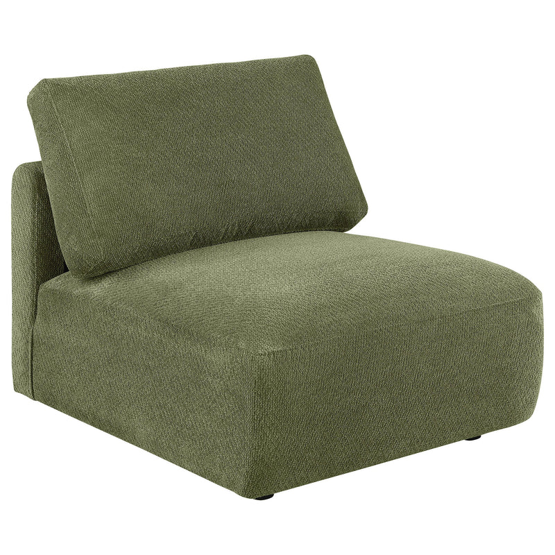 Coaster Furniture Elysia 551895-SETA 5-piece Chenille Upholstered Modular Sectional Sofa - Green IMAGE 11