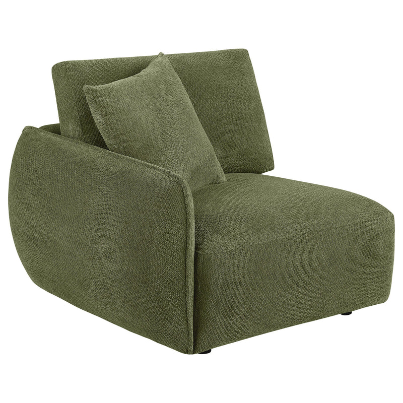  Coaster Furniture Elysia 551895-SETA 5-piece Chenille Upholstered Modular Sectional Sofa - Green IMAGE 13