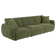  Coaster Furniture Elysia 551895-SOFA Chenille Upholstered Modular Lounge Sofa - Green IMAGE 1
